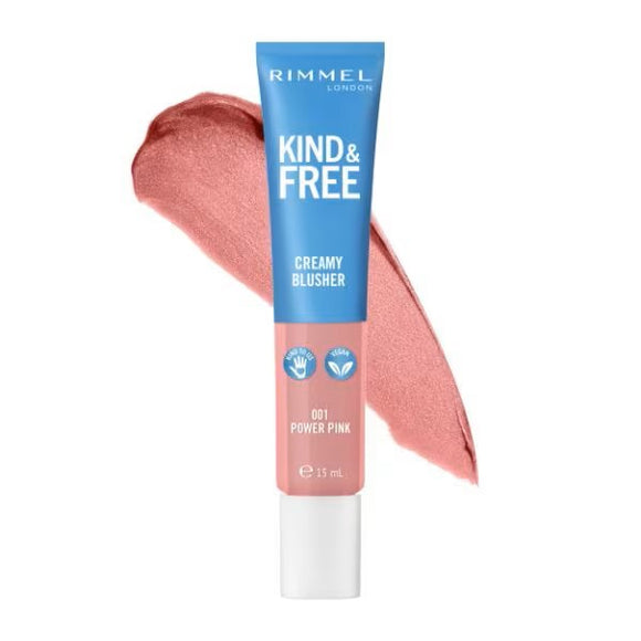 Rimmel London Kind & Free Creamy Blusher 001 Power Pink