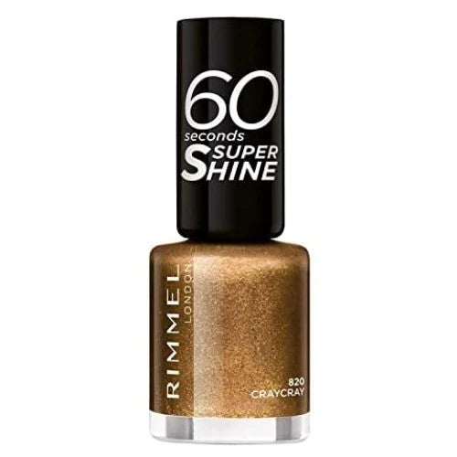 Rimmel London 60 Seconds Super Shine Nail Polish 820 Craycray