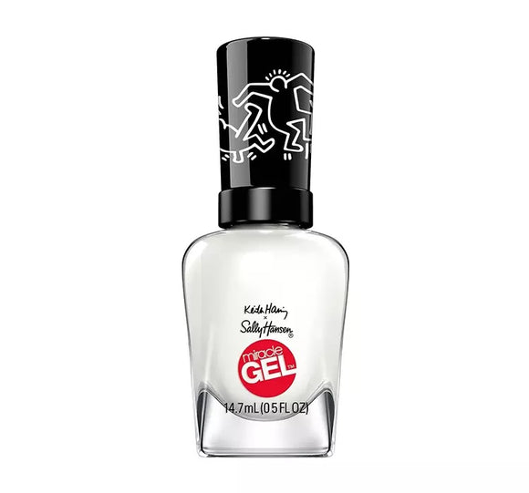 Sally Hansen Keith Haring Miracle Gel Nail Polish 918 Blanc Canvas