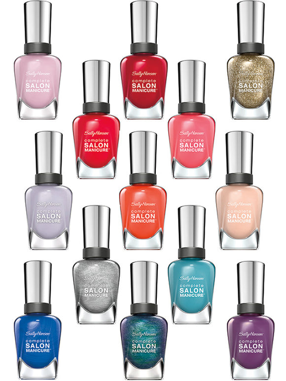 Sally Hansen Complete Salon Manicure Nail Polish Assorted Pack Of 24