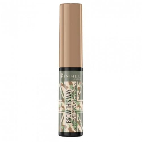Rimmel Brow This Way Styling Gel With Argan Oil Camo Collection Blonde