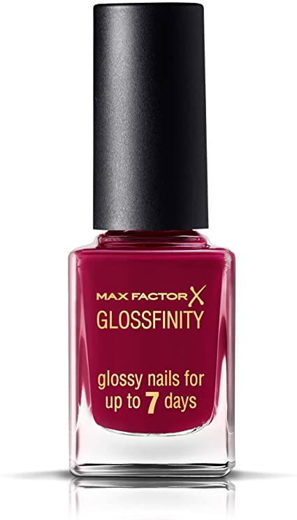 Max Factor Glossfinity Nail Polish 155 Burgundy Crush